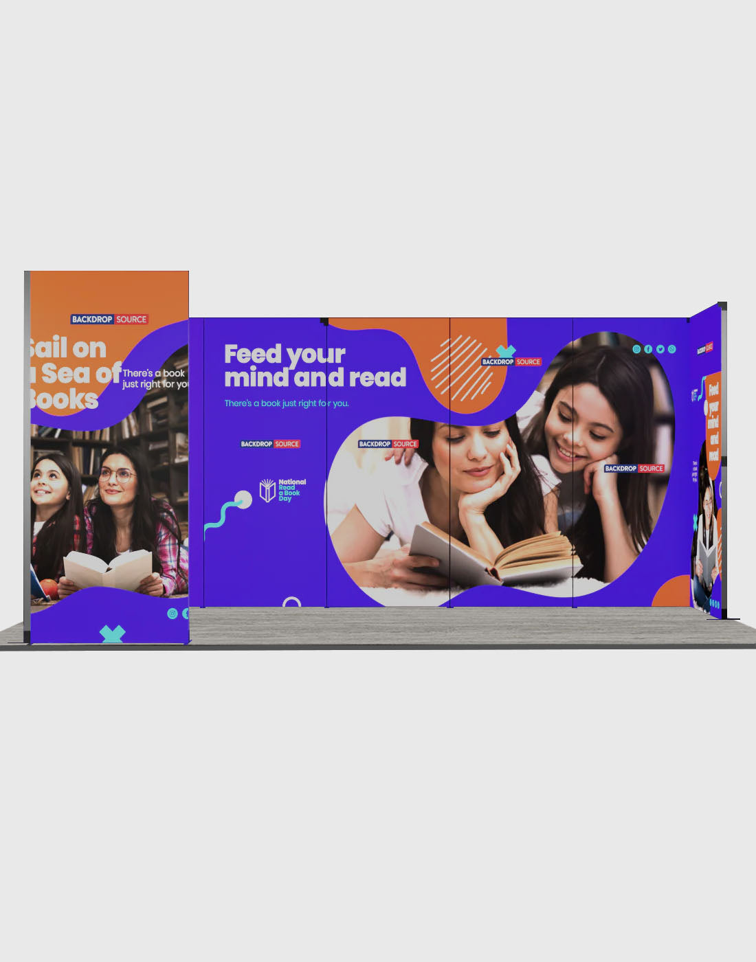 Foldable SEG  Exhibition Display - Model 18