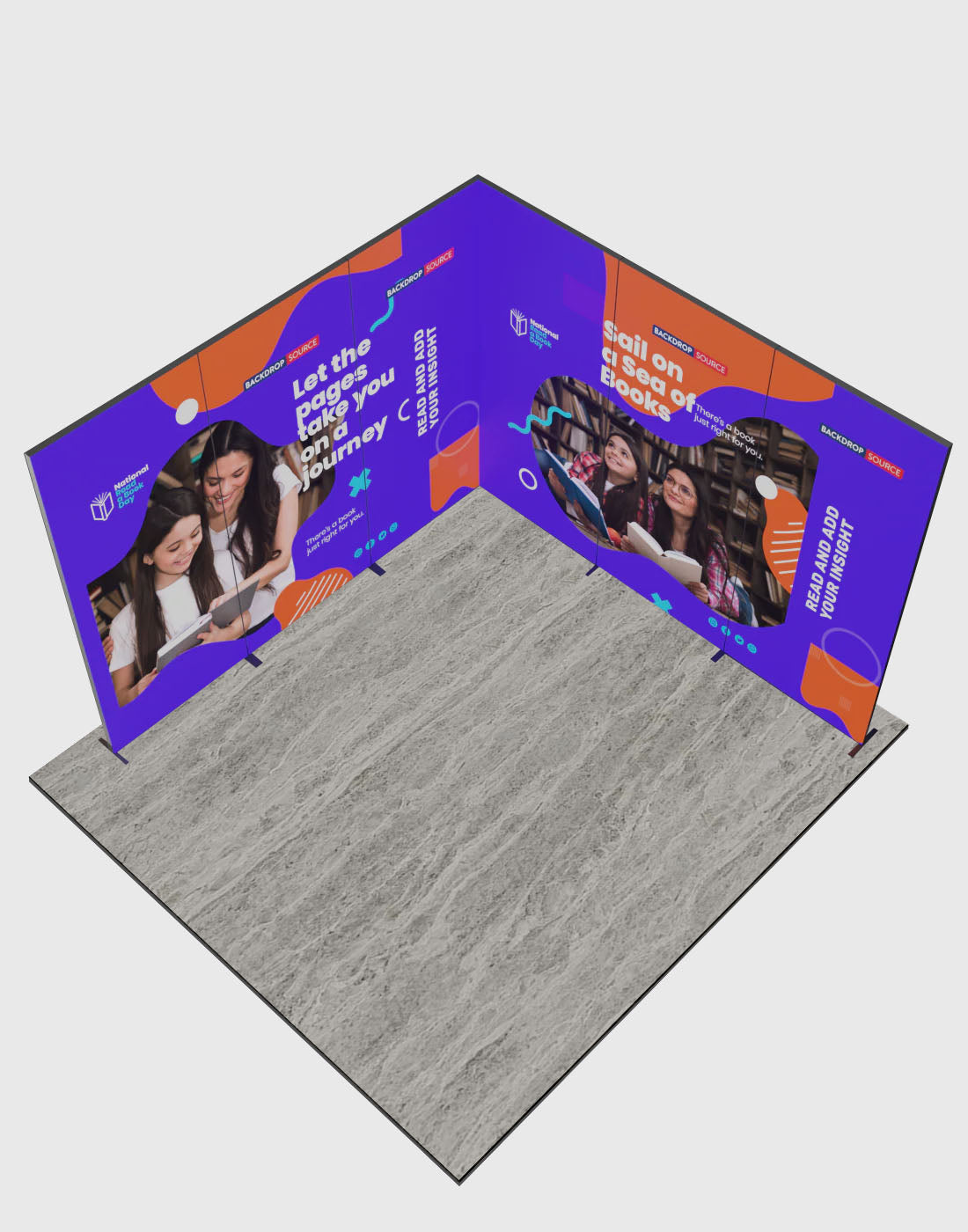 Foldable SEG  Exhibition Display - Model 5