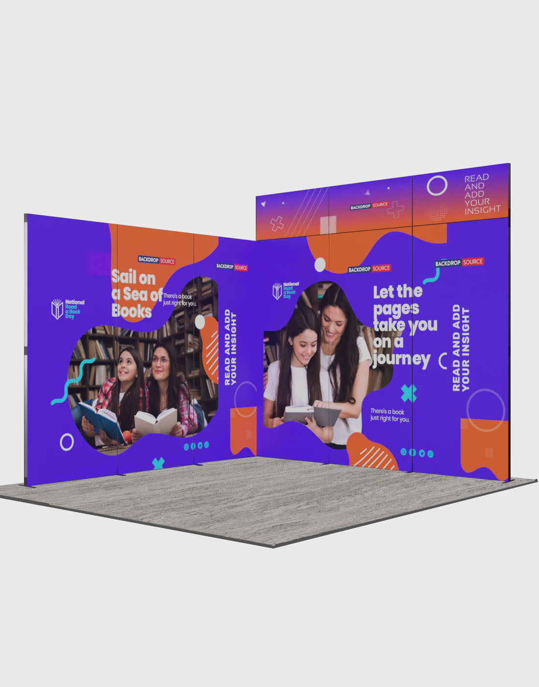 Foldable SEG Exhibition Display - Model 7