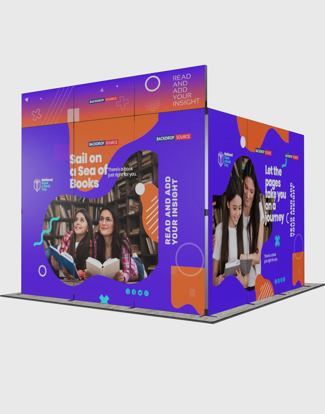 Foldable SEG Exhibition Display - Model 7