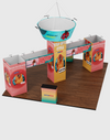 Modular Booth Kits 6m x 6m - Model 8
