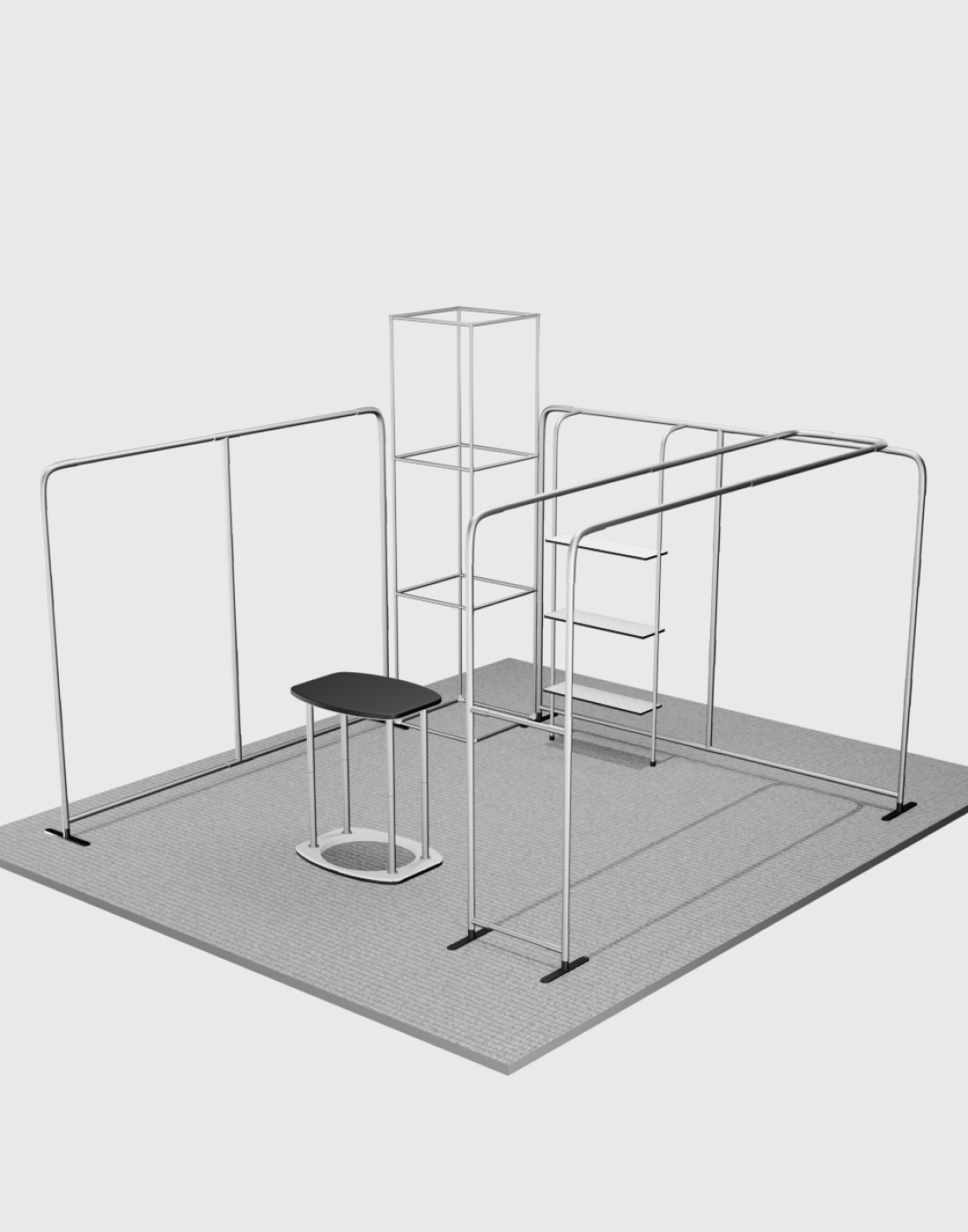 Modular Booth Kits 6m x 6m - Model 01 – Backdropsource UK