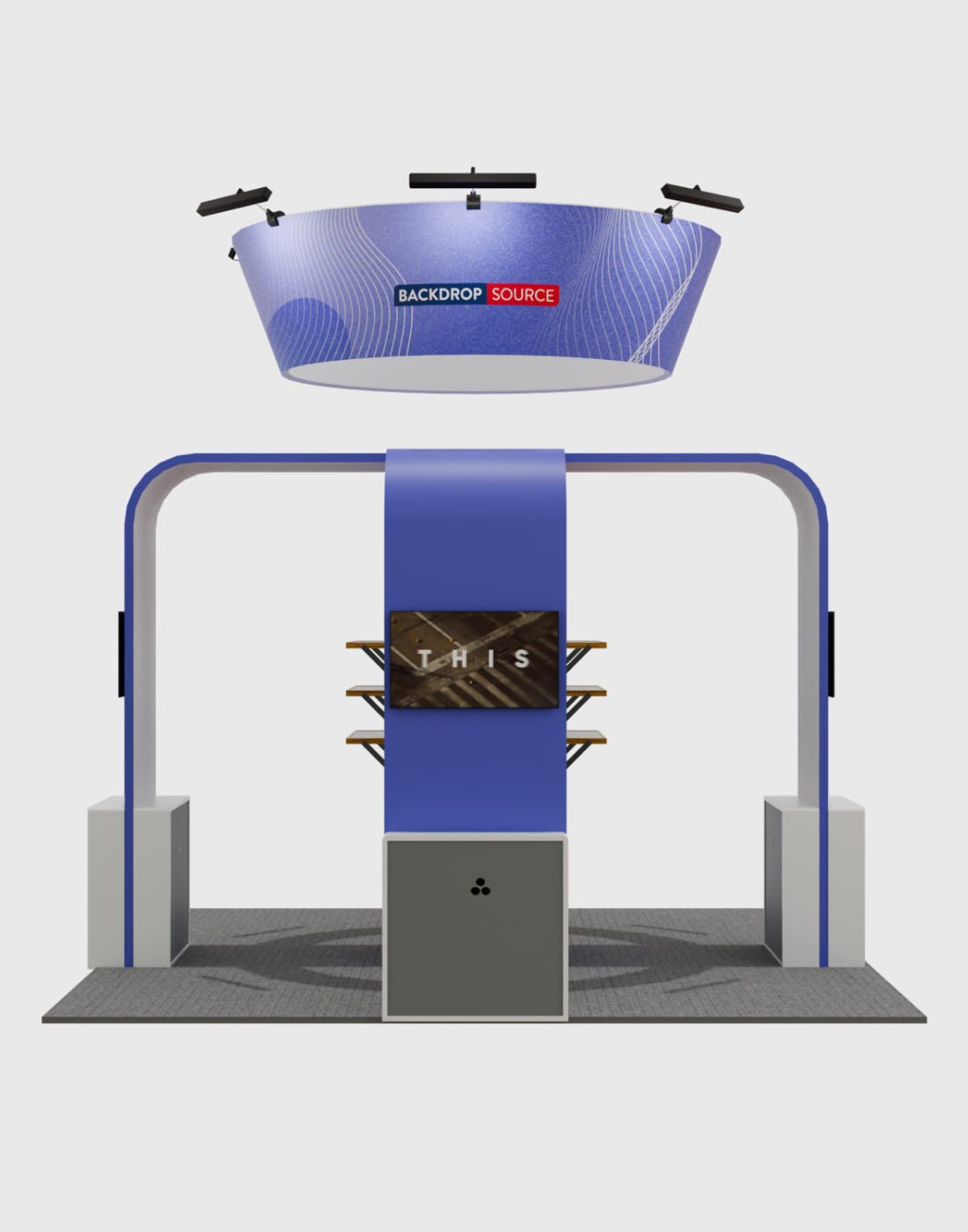 Modular Booth Kits 6m - Model 03 | Backdropsource