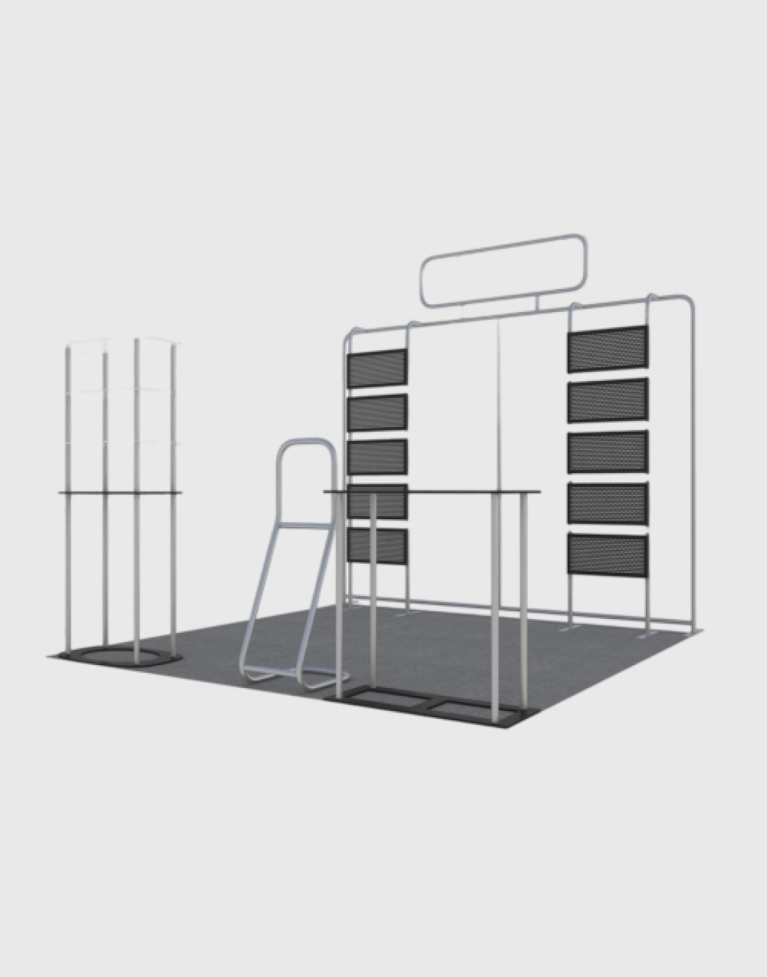 Portable Exhibit Display 3m x 3m - Model 19