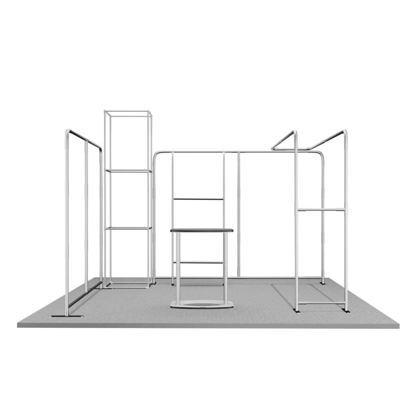 Modular Booth Kits 6m x 6m - Model 01