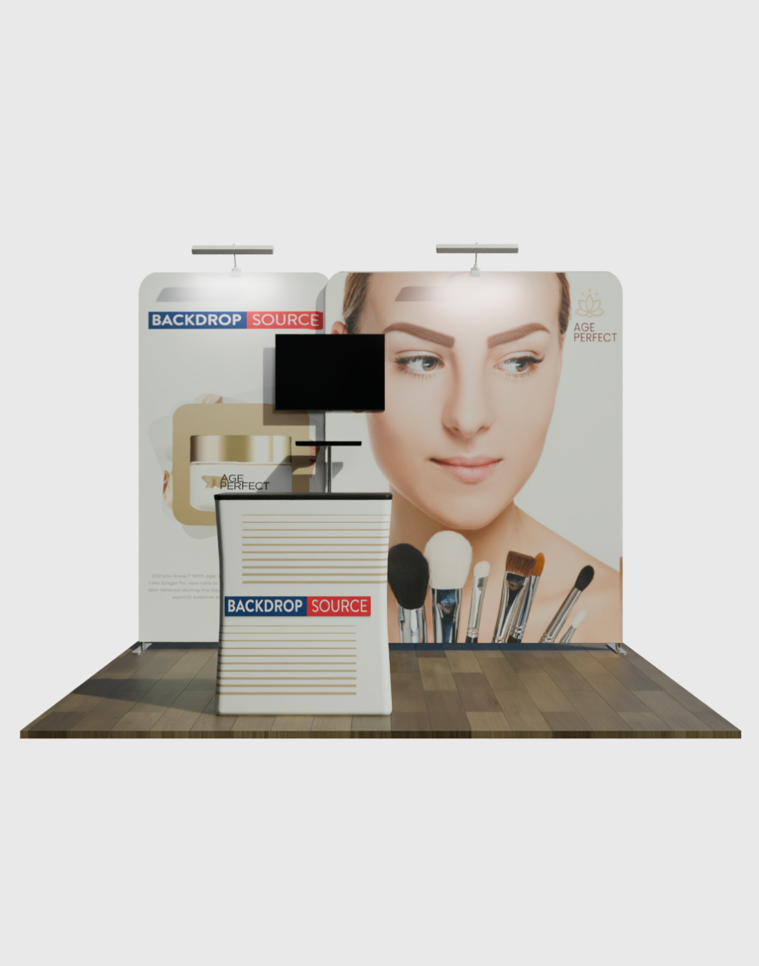 Portable Exhibit Display 3m x 3m - Model 1