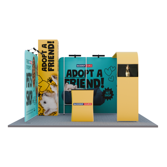 Modular Booth Kits 6m x 6m - Model 01