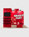 Portable Exhibit Display 3m x 3m - Model 17