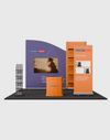 Portable Exhibit Display 3m x 3m - Model 17