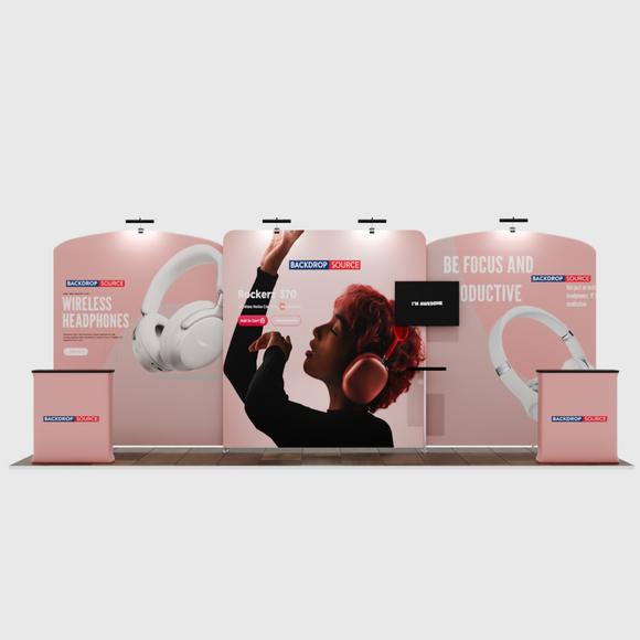 Portable Exhibit Display 6m x 3m - Model 10