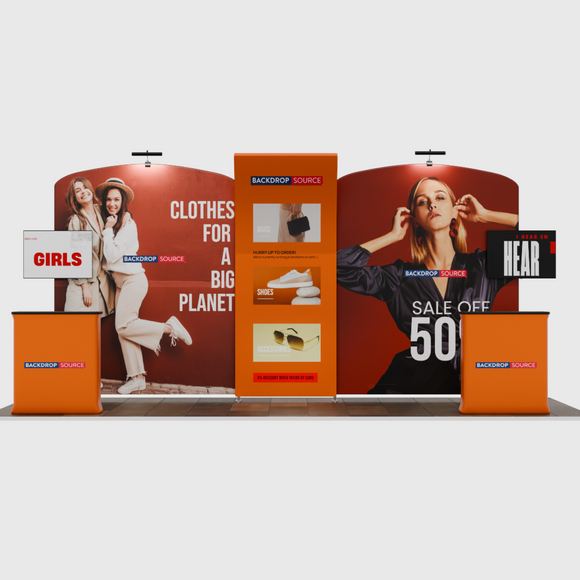 Portable Exhibit Display 6m x 3m - Model 9