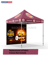 Heavy Duty Custom Canopy Tent (2m W x 3m H)