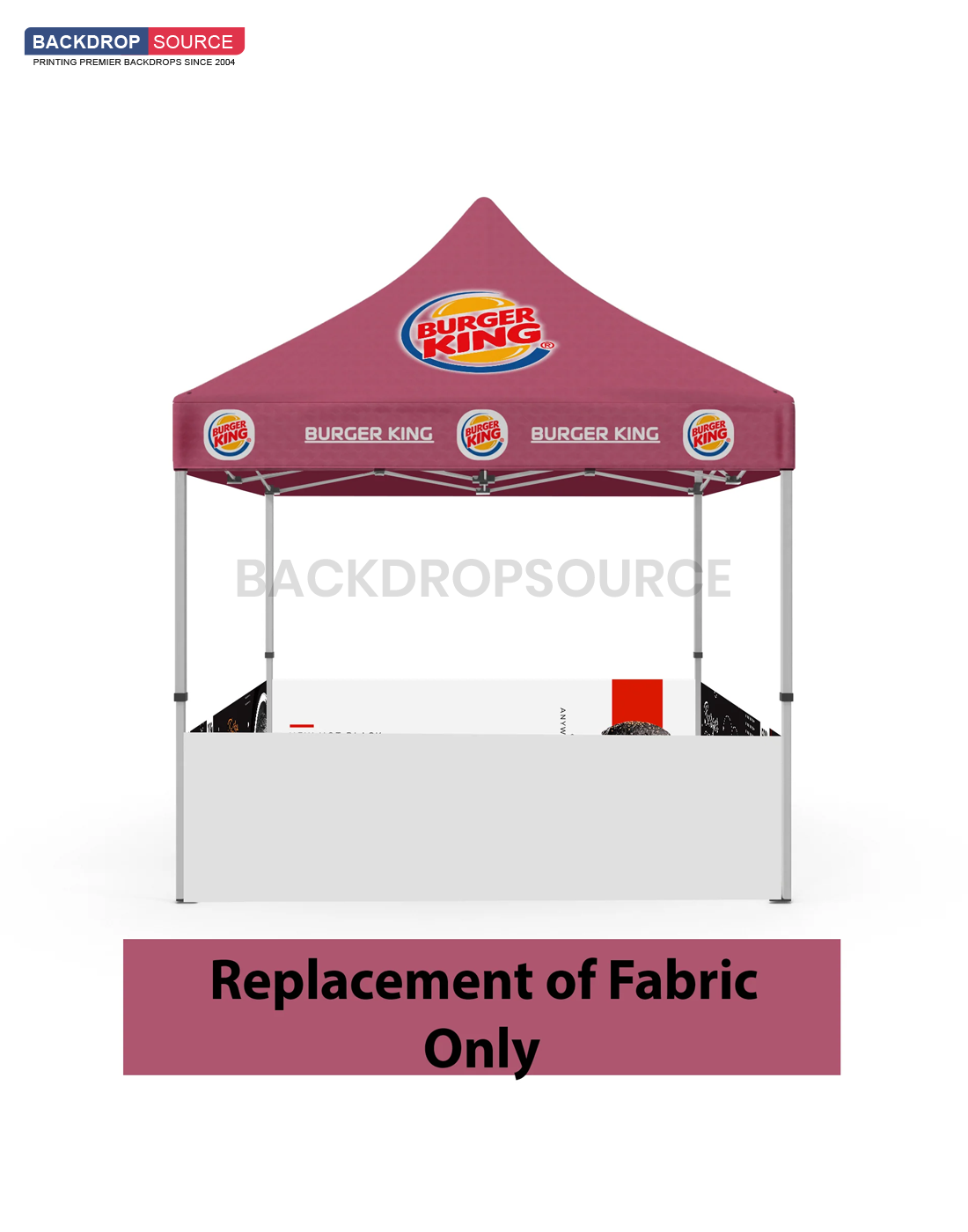 Heavy Duty Custom Canopy Tent (2m W x 3m H)