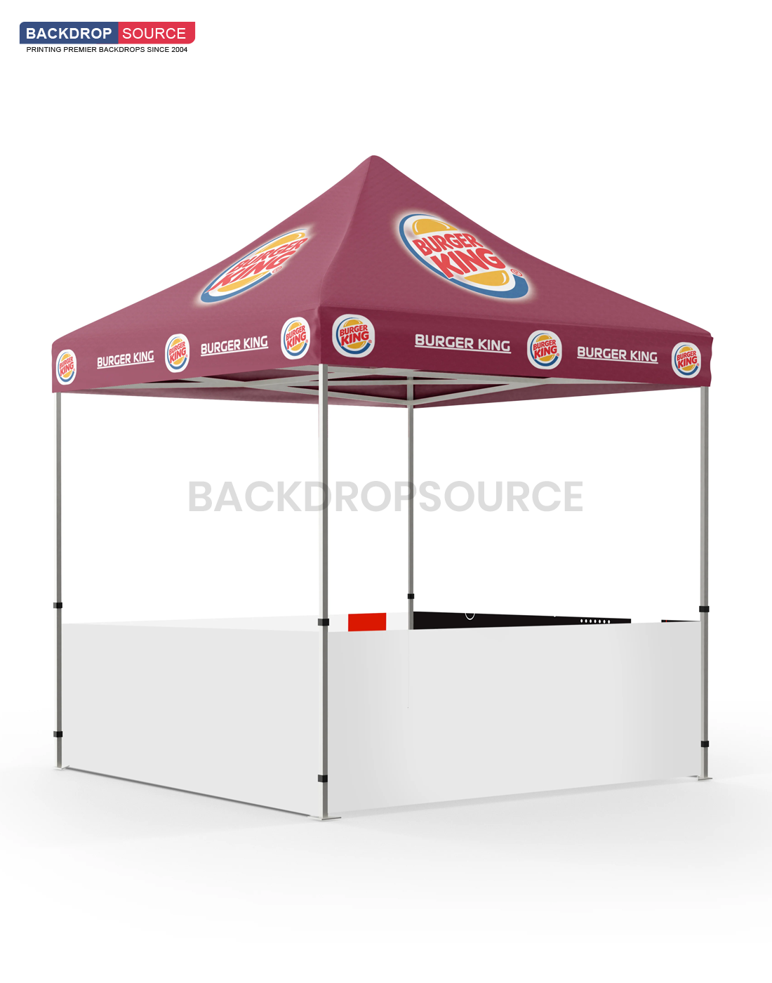 Heavy Duty Custom Canopy Tent (2m W x 3m H)