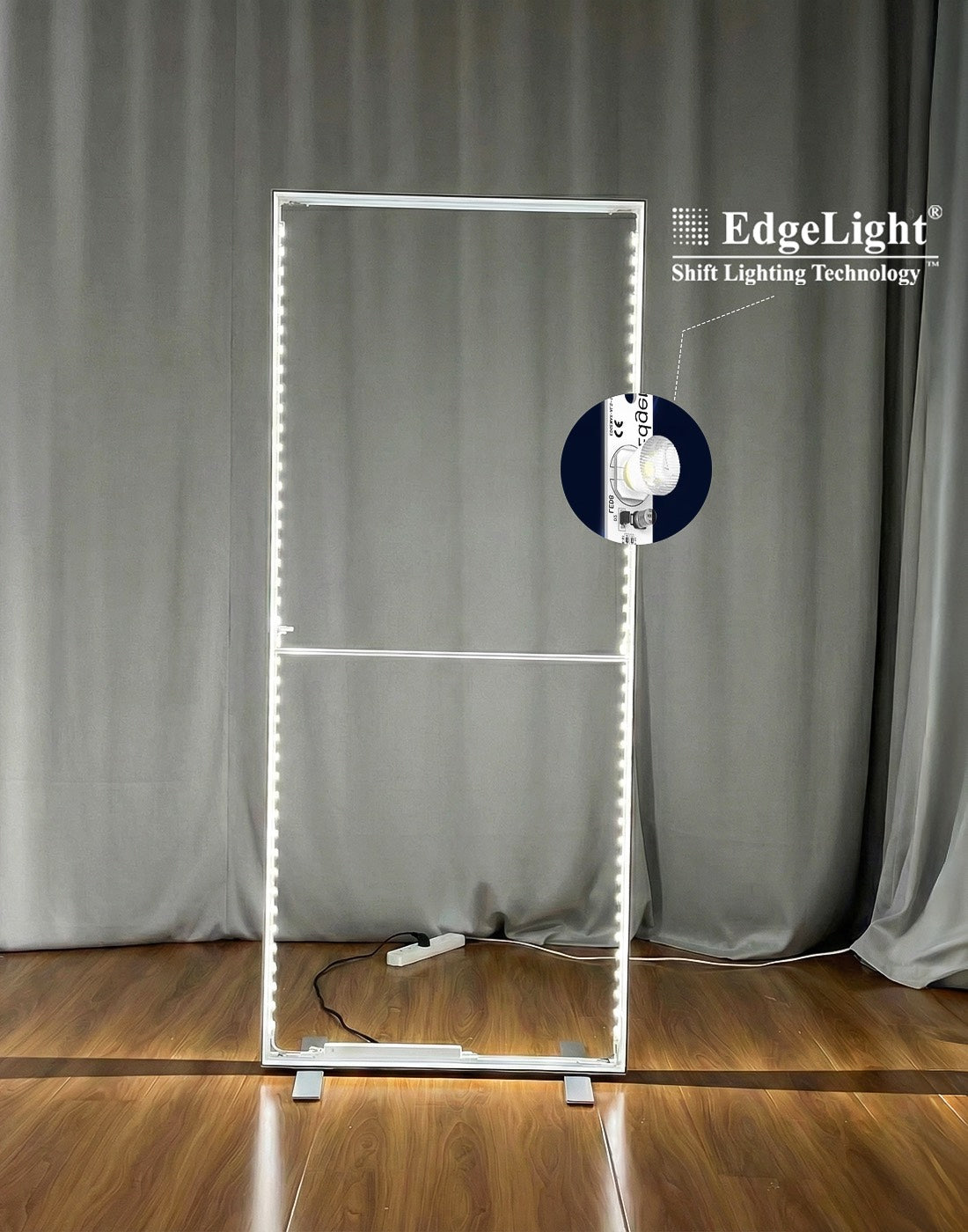 SEG Frameless Fabric Led Light Box Display - 1.2m W x 2m H