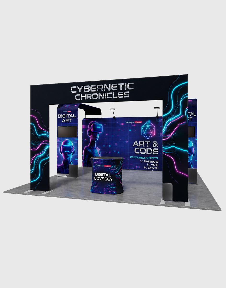 Modular Booth Kits 6m x 6m - Model 16 | Custom Trade Show Exhibit ...