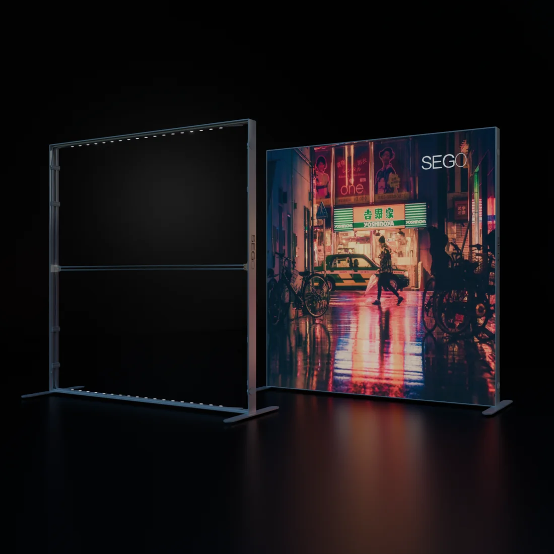 SEGO Backlit Lightbox - 2m W x 2.3m H