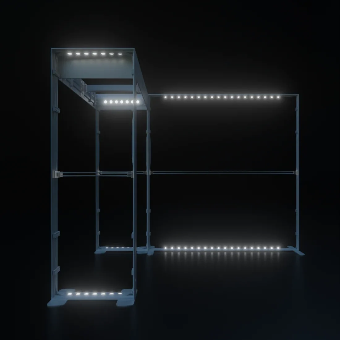 SEGO Backlit Booth 3m x 3m - Model 1