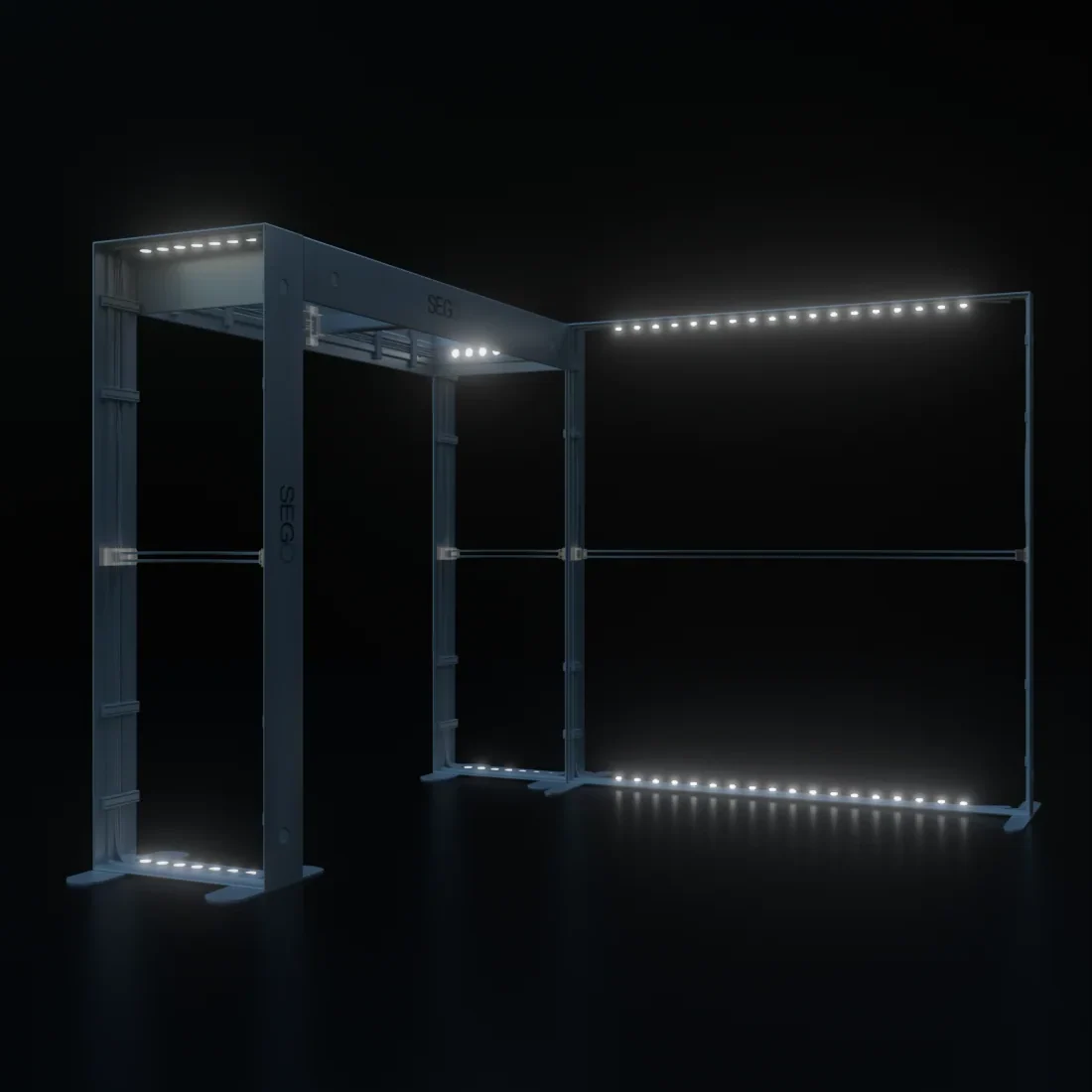 SEGO Backlit Booth 3m x 3m - Model 1