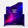 2x2m Magnetic Fabric Booth Wall with 5 Straight Panels