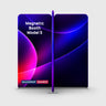 2x2m Magnetic Fabric Straight Backwall Display