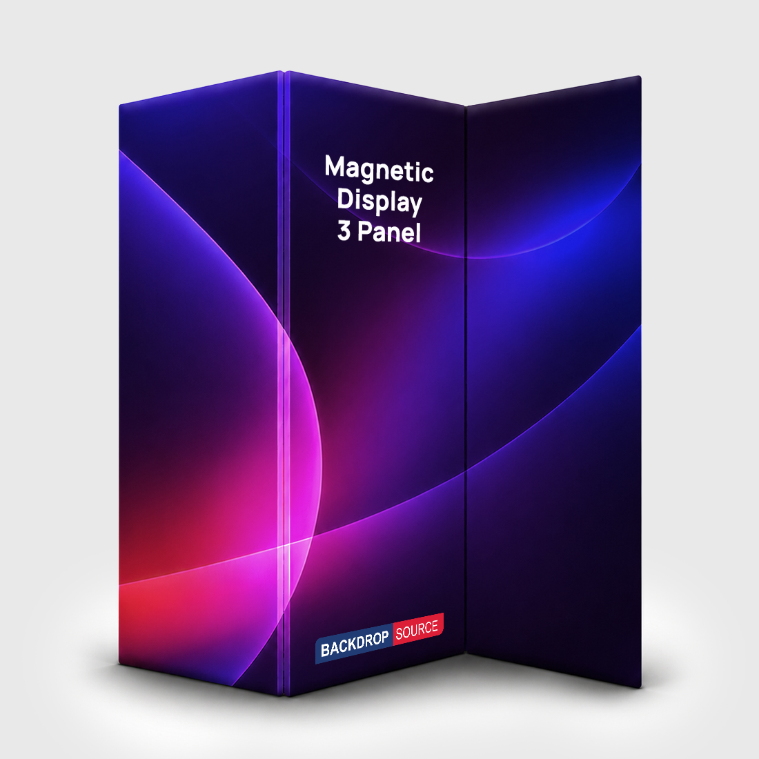 Fabric Magnetic Partition Display – 3 Panel