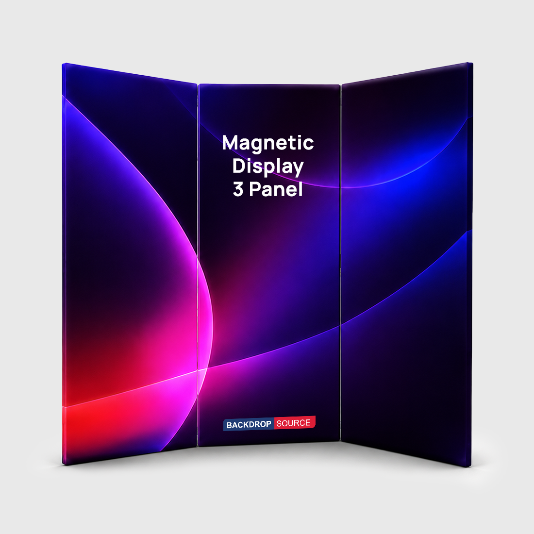 Fabric Magnetic Partition Display – 3 Panel