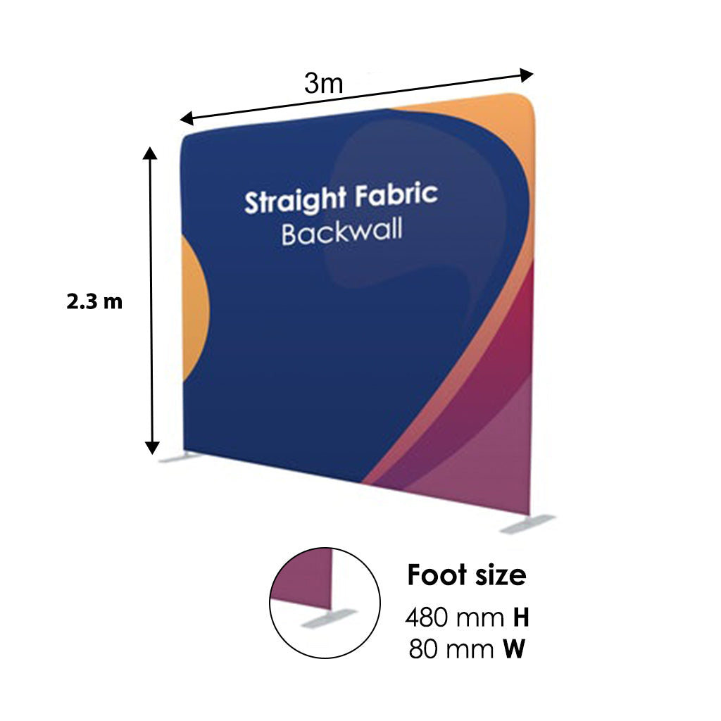 Ultimate 3mx3m Booth Kit with Backwall, Side Walls, Counter, and Lights