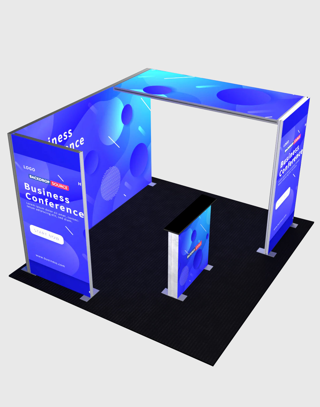 Modular Light Box Display 3m SEG Modular Lightbox Display for Tradeshows - Model 3 | Custom Event ...