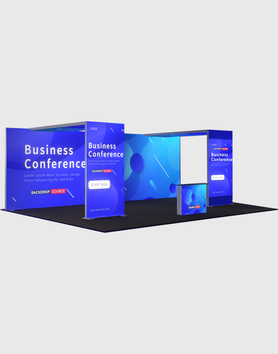 Product Kit Display SEG Modular Lightbox Display Kit - Model 9 | Custom Event Display UK ...
