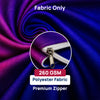 Premium Straight Fabric Wall with LED Spotlights