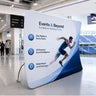 Modular U-Shape Fabric Display Stand – Tension Media Wall