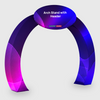 Modular Fabric Exhibition Archway Stand with Custom Header