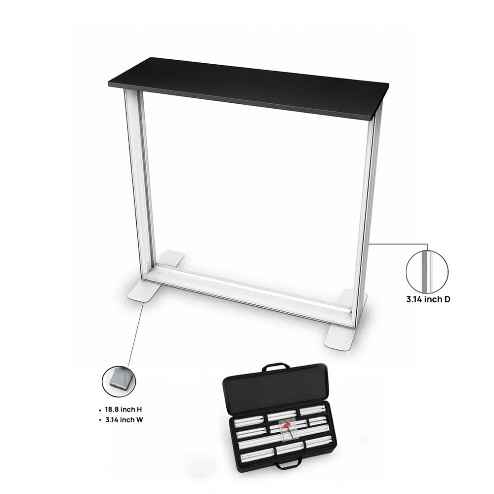 Non-Lit SEG Fabric Display Counter – 1m H Height