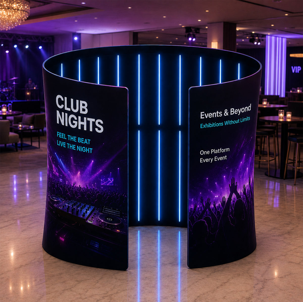 The Oval C Photobooth Enclosure