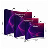 Fabric Popup Curved Backwall Kit with Clamping Lights