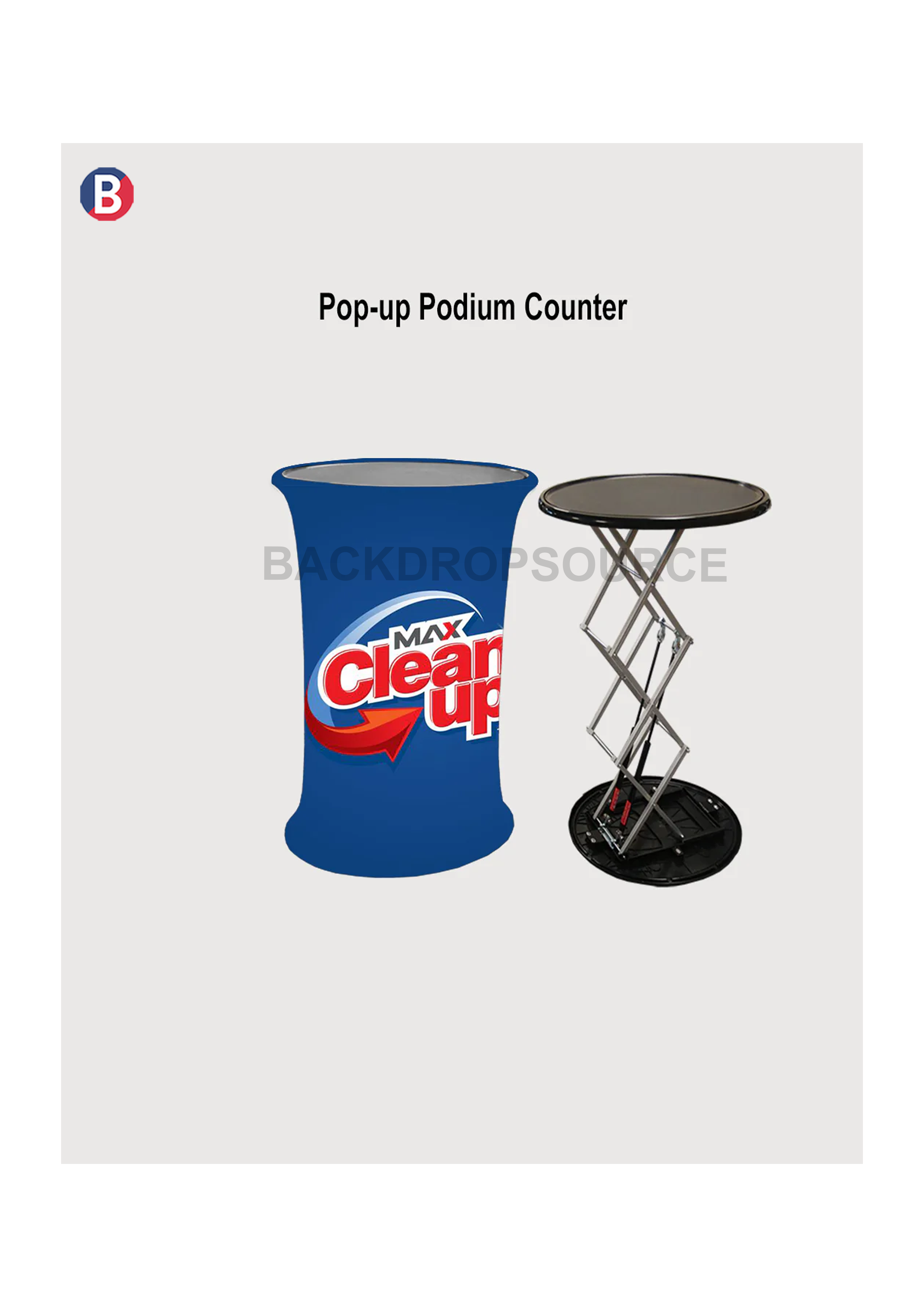 Popup Podium Counter – Backdropsource UK