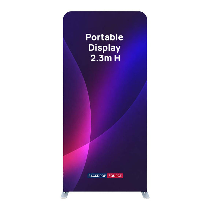 Portable  2.3m H High Fabric Exhibit Display