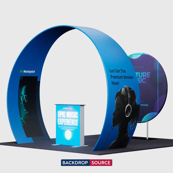 Portable Exhibit Display 3m x 3m - Model 33