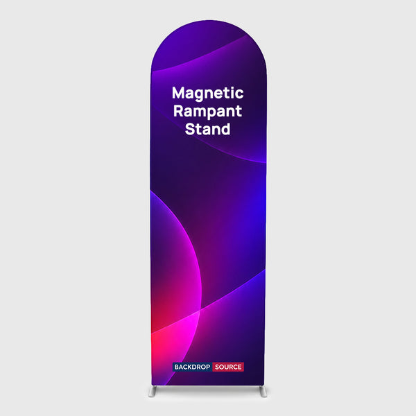 Portable Magnetic Rampant Fabric Stand