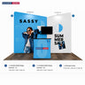 Portable Exhibit Display 3m x 3m - Model 4