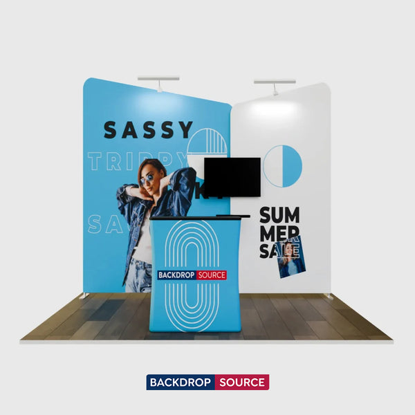 Portable Exhibit Display 3m x 3m - Model 4