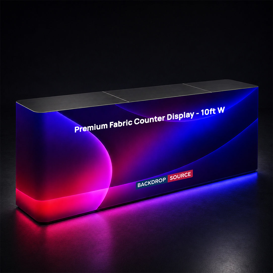 Premium Fabric Counter Display - 3m W