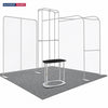 Premium Modular L Arch TV Display Exhibition Kit for 3m Wide Booths