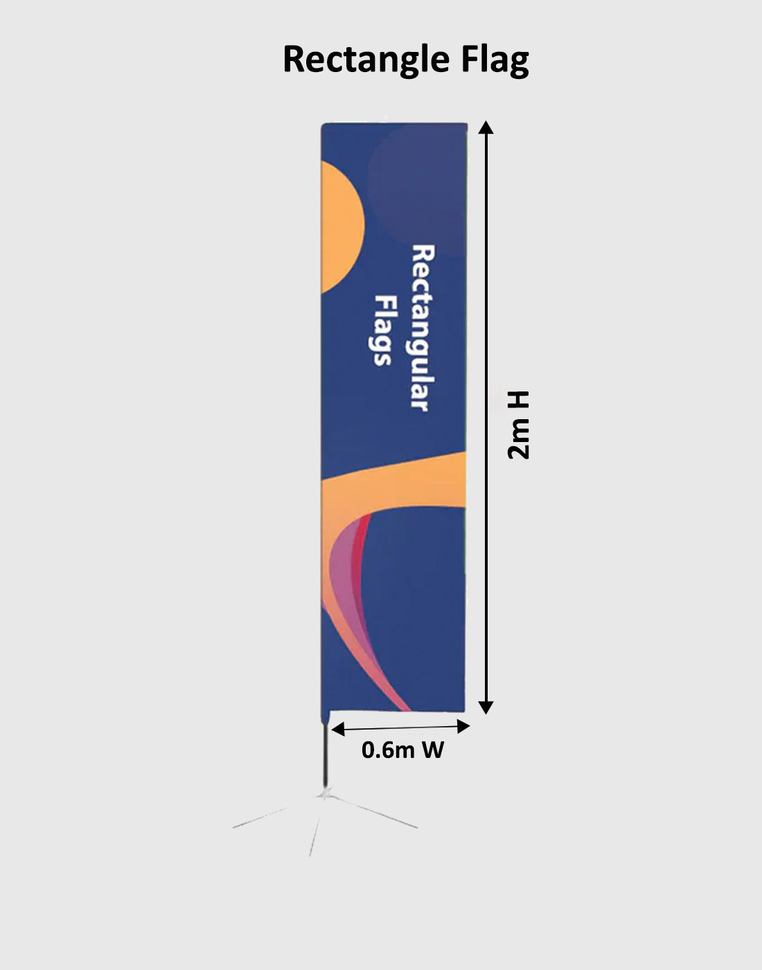 Rectangle Event Flags Rectangle Flag | Custom Event Display UK – Backdropsource UK