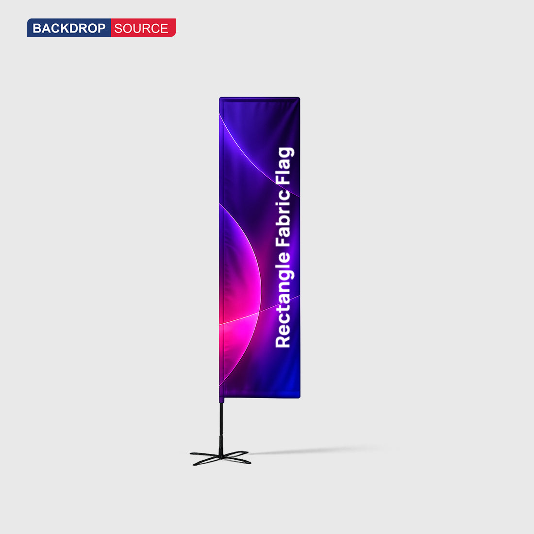 Rectangle Fabric Flag Extra Length