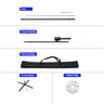Rectangle Fabric Flag Extra Length