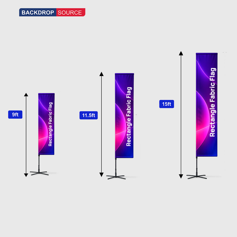 Rectangle Flag with Uni-Fit Pole