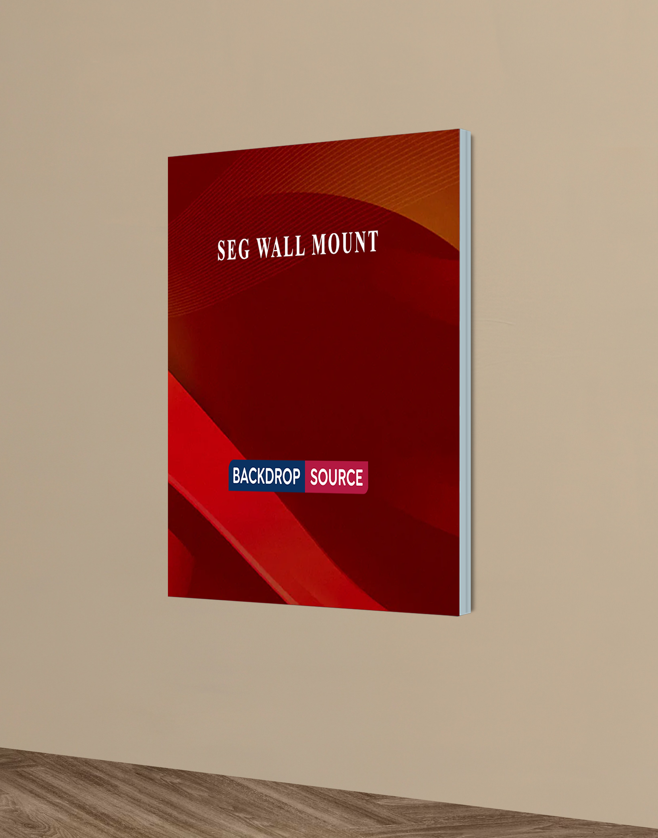 Wall-Mounted SEG Fabric Display – 60mm Depth