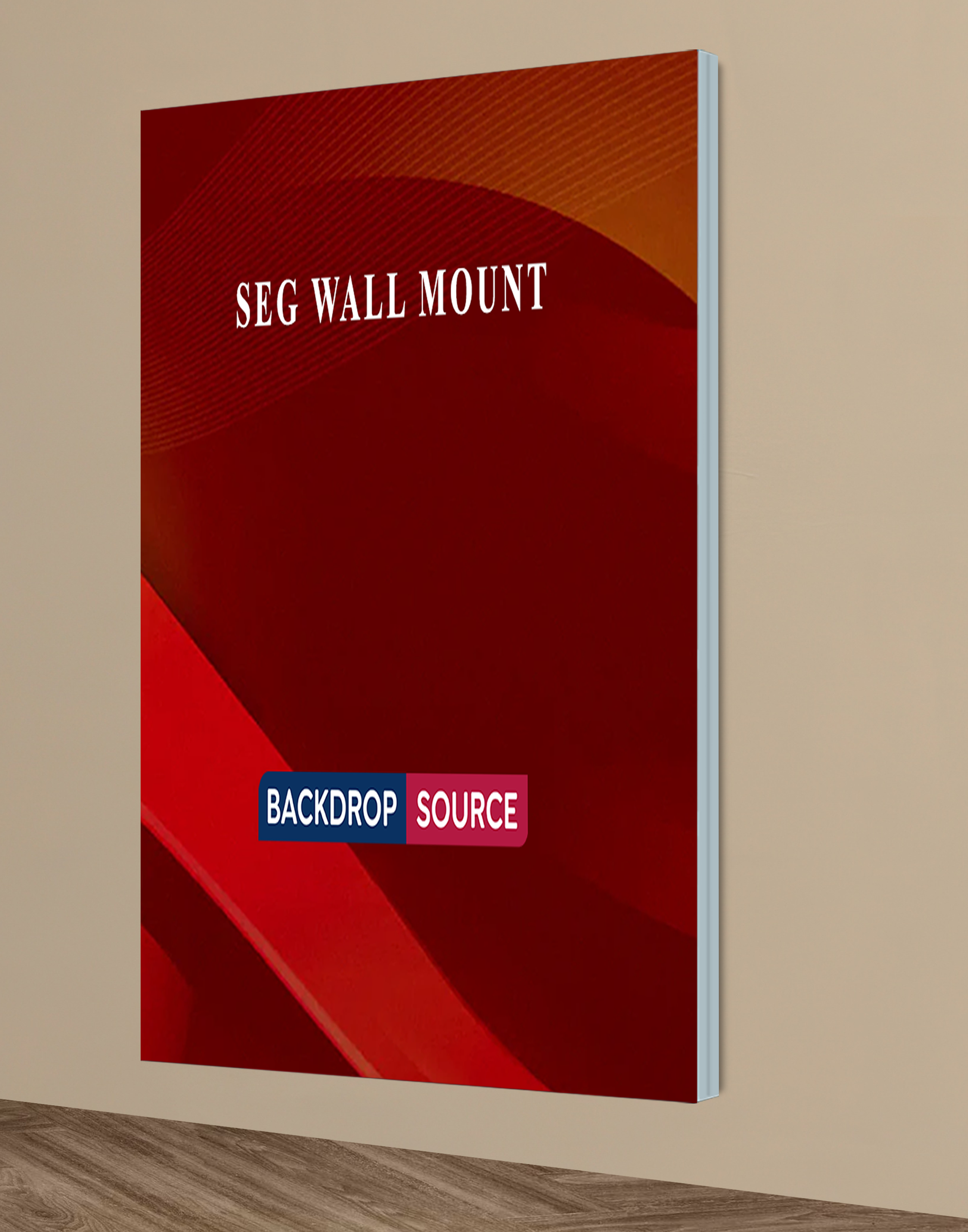 Wall-Mounted SEG Fabric Display – 60mm Depth